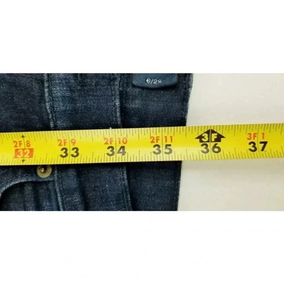 Lucky Brand 28X28 Women's Charlie Pencil Capri Size 6/28 Indigo Blue Denim Jeans - Picture 11 of 13